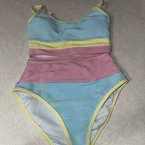 Pre-loved PINK LILLY Women's Multicolor‎ 2-Piece Swimsuit Sz XS